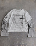CROSS LAYERED T-SHIRT