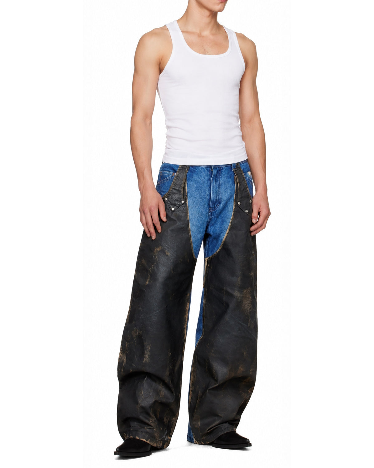 RODEO WAXED JEANS