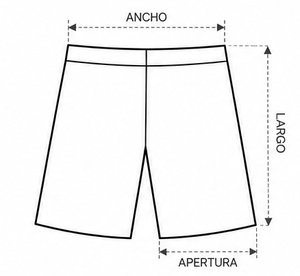 Guía de medidas jorts