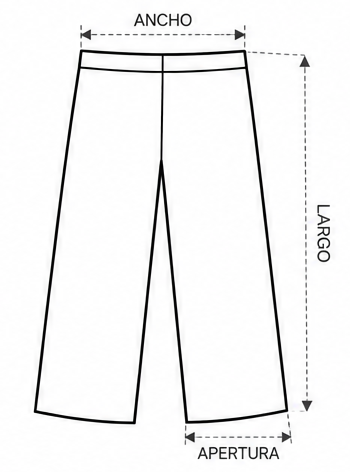 Guía de medidas pantalón